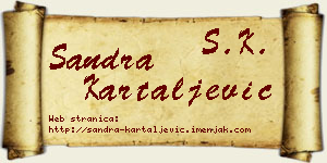 Sandra Kartaljević vizit kartica